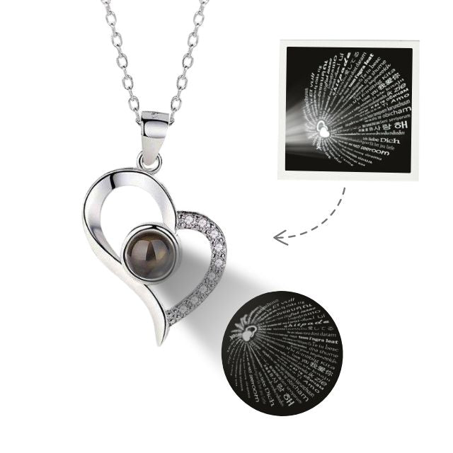 Colar Safira - Foto Personalizável