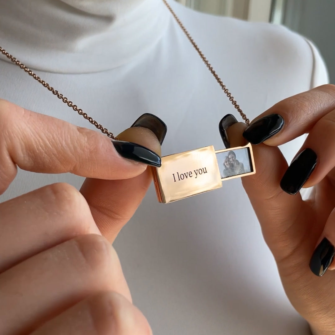 Colar Personalizável com Foto Aço Inoxidável