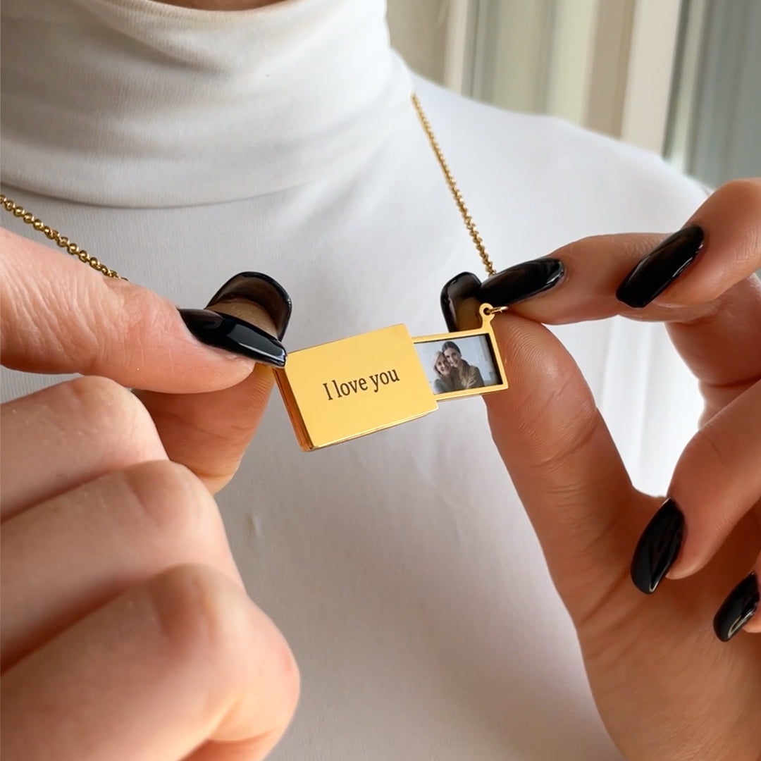 Colar Personalizável com Foto Aço Inoxidável