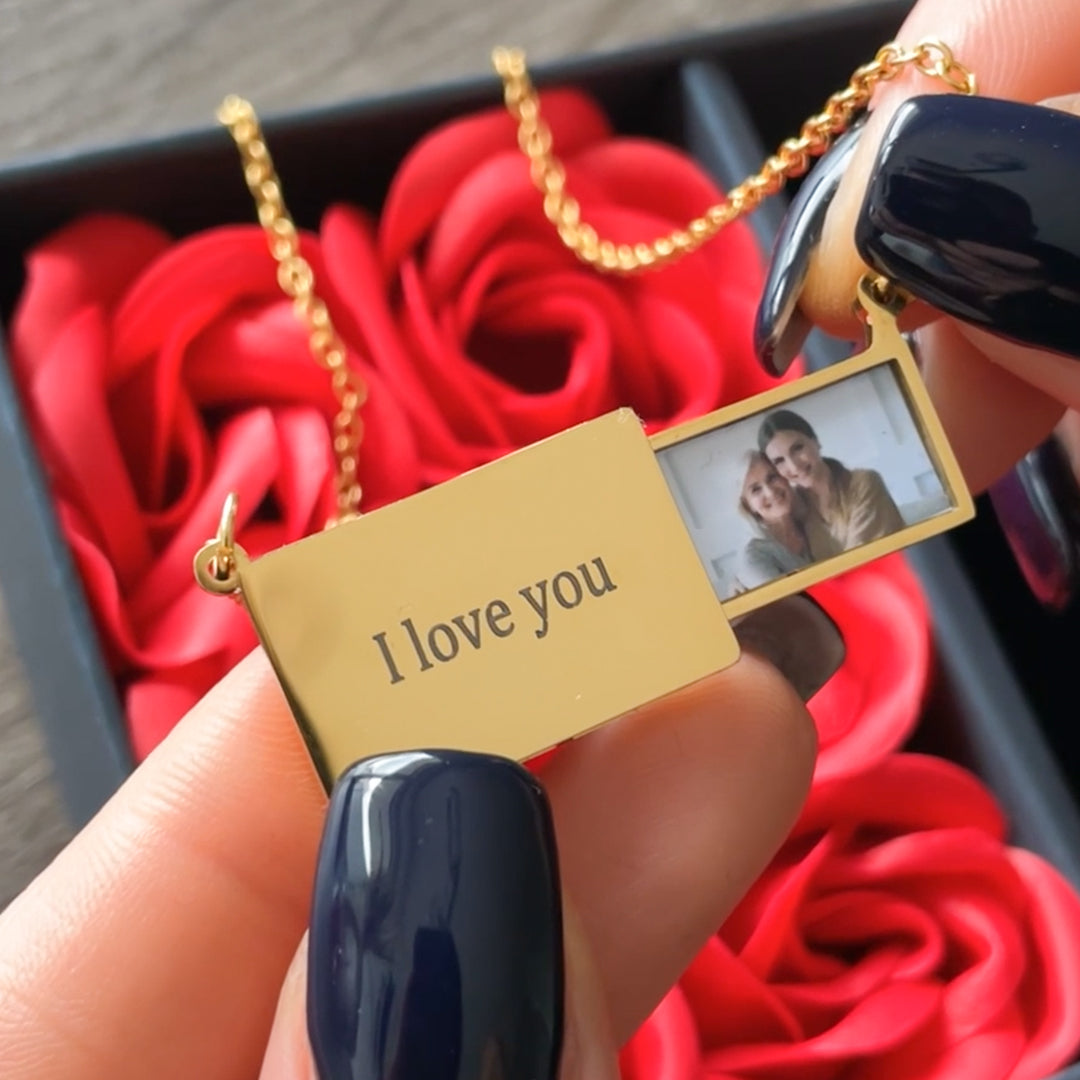 Colar Personalizável com Foto Aço Inoxidável