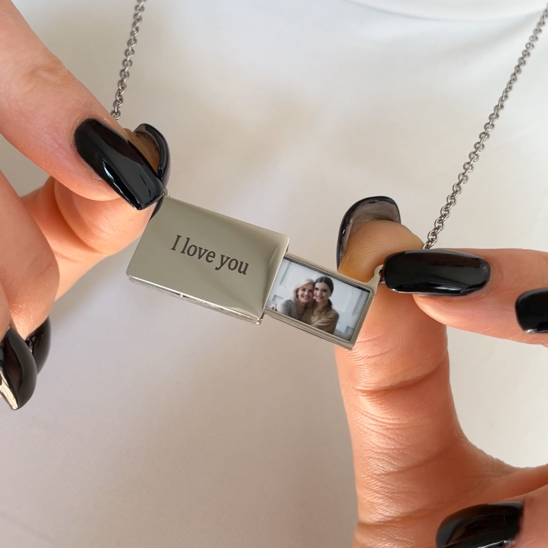 Colar Personalizável com Foto Aço Inoxidável