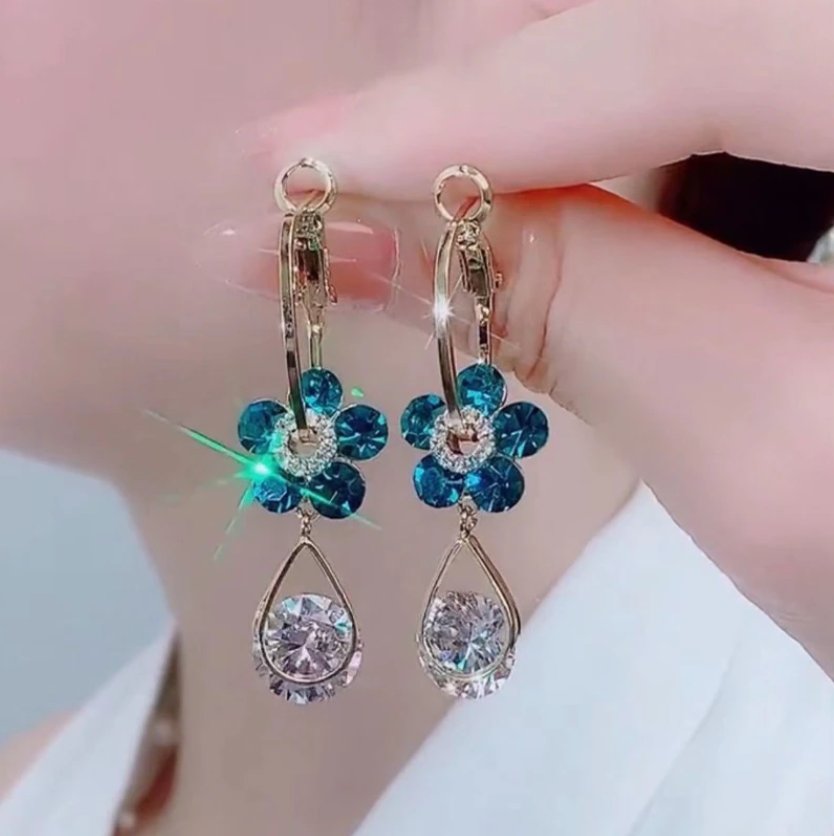 Brincos Crystal Diamond - Prata de Lei 925