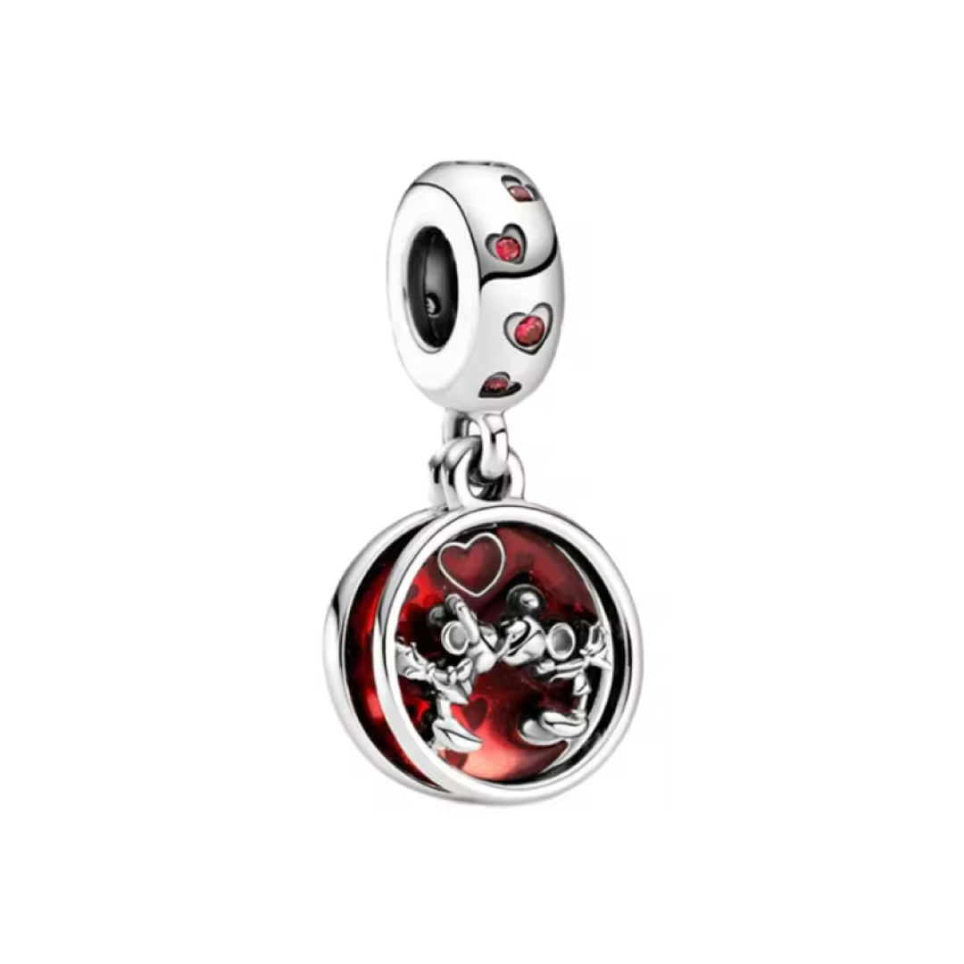 Mickey Minnie Amor Charm