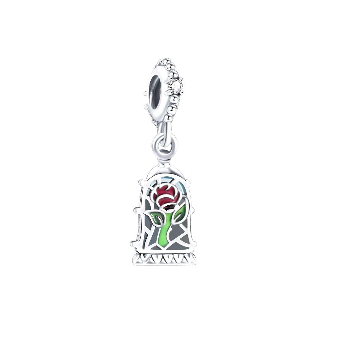 A Bela e o Monstro Rosa Charm