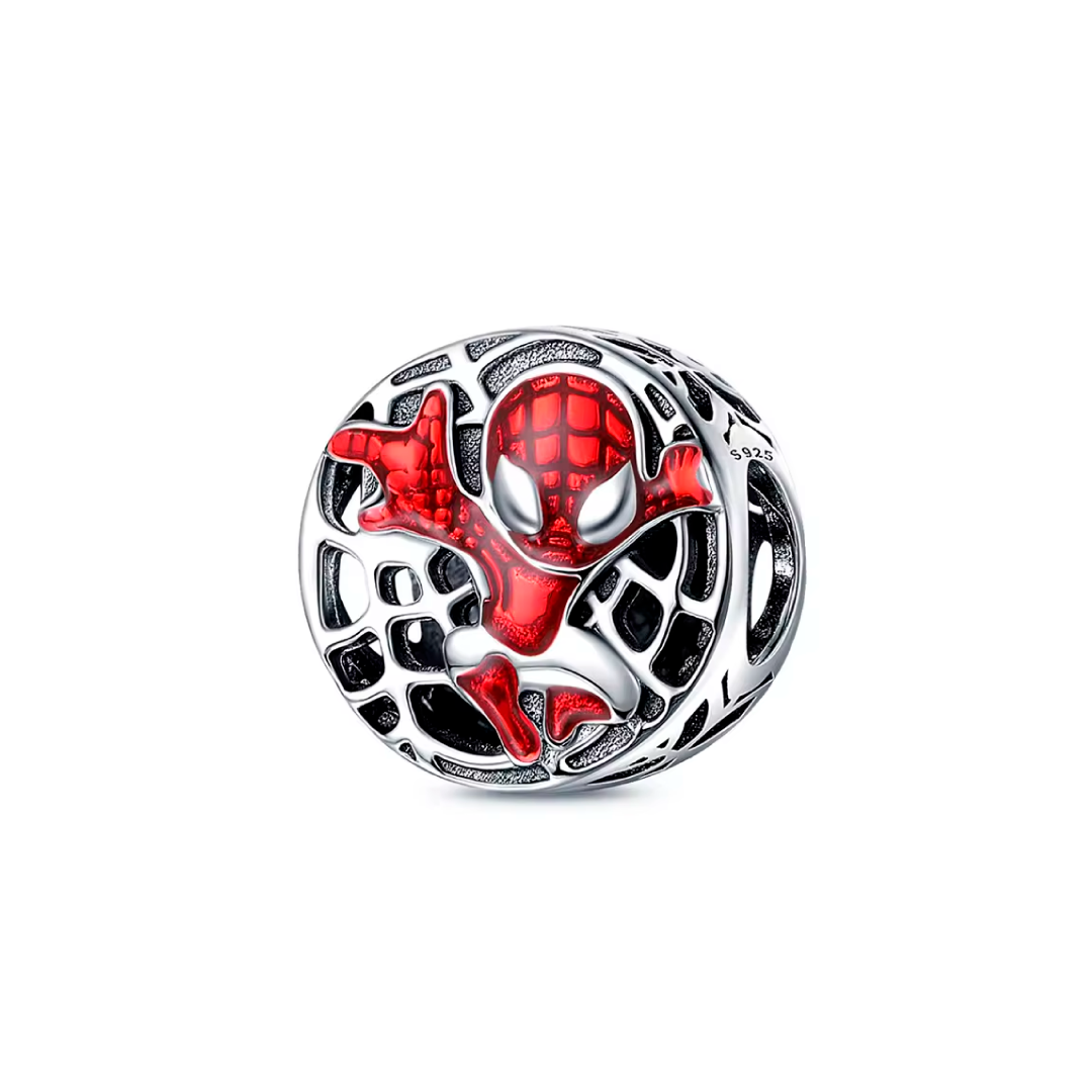 Spiderman Teia de aranha Charm