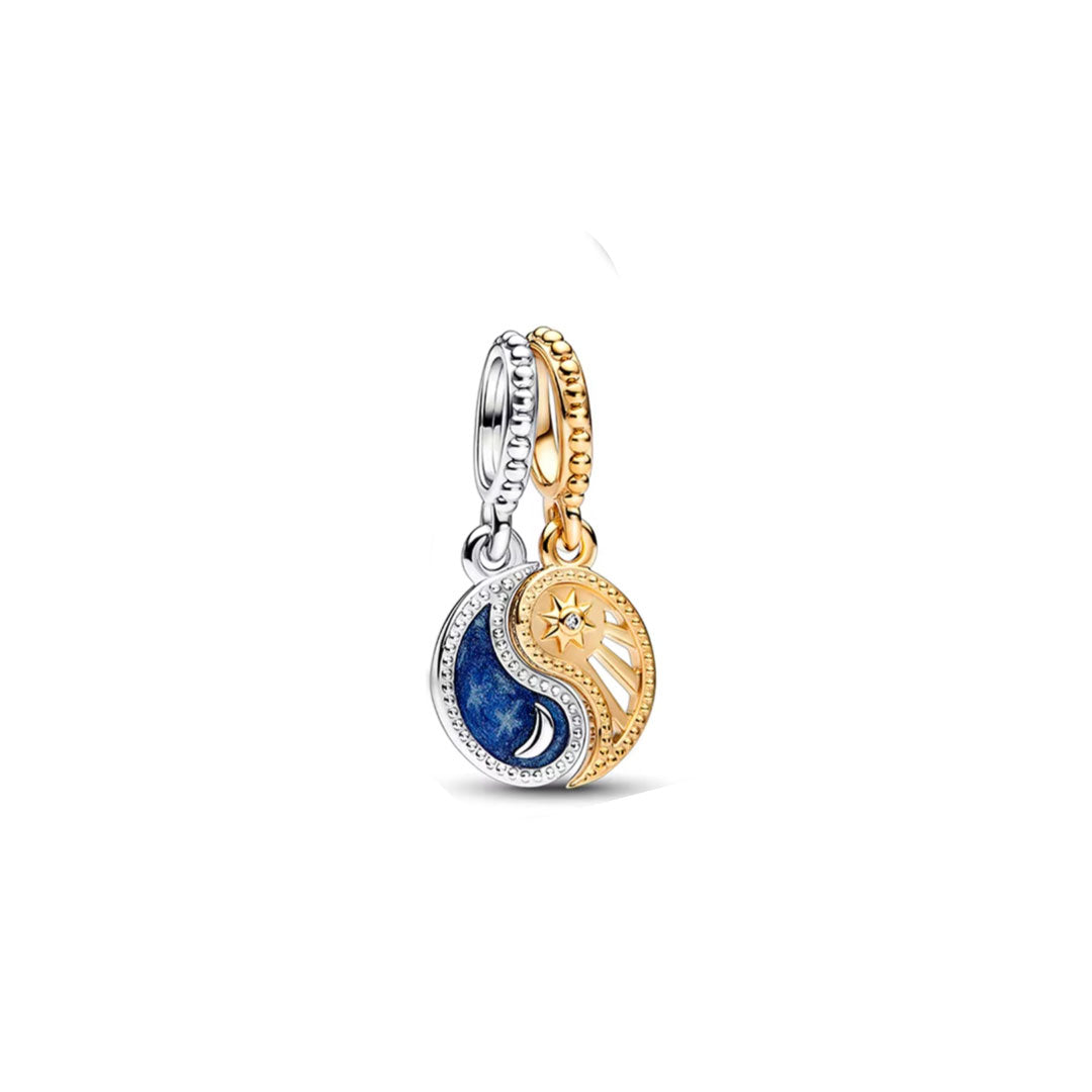 Yin Yang Dourado Charm