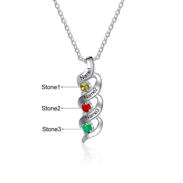 Colar de Pedras Preciosas Personalizado