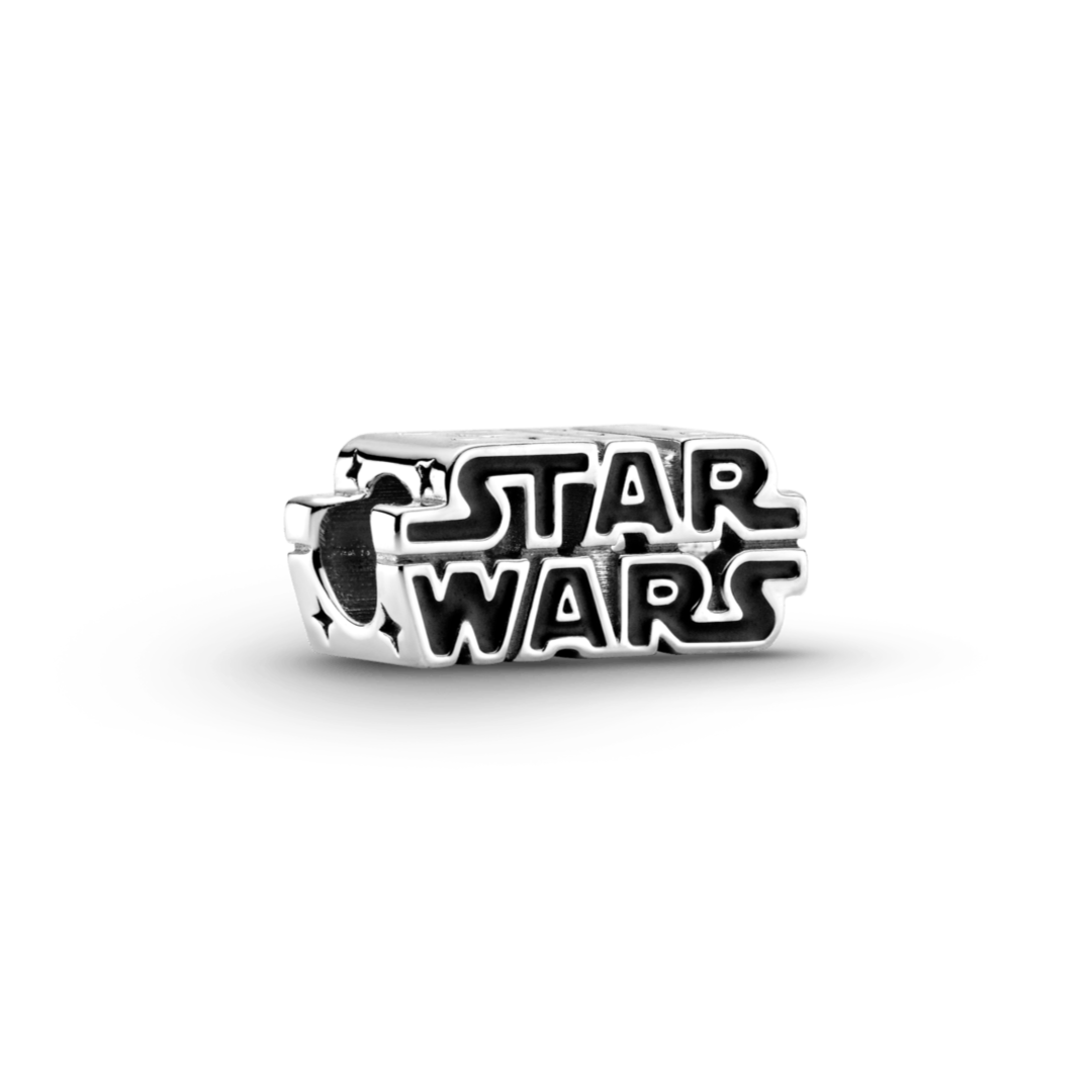 Logótipo prateado da Star Wars Charm