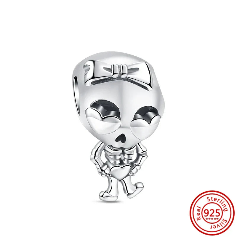 Esqueleto enamorado de Halloween Charm