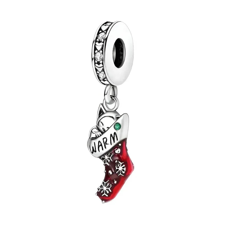 Meia de Natal Quente Charm