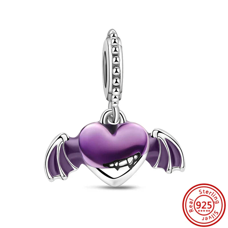 Murciélago del amor de Halloween Charm