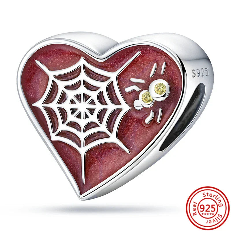 Amor de aranha no Halloween Charm