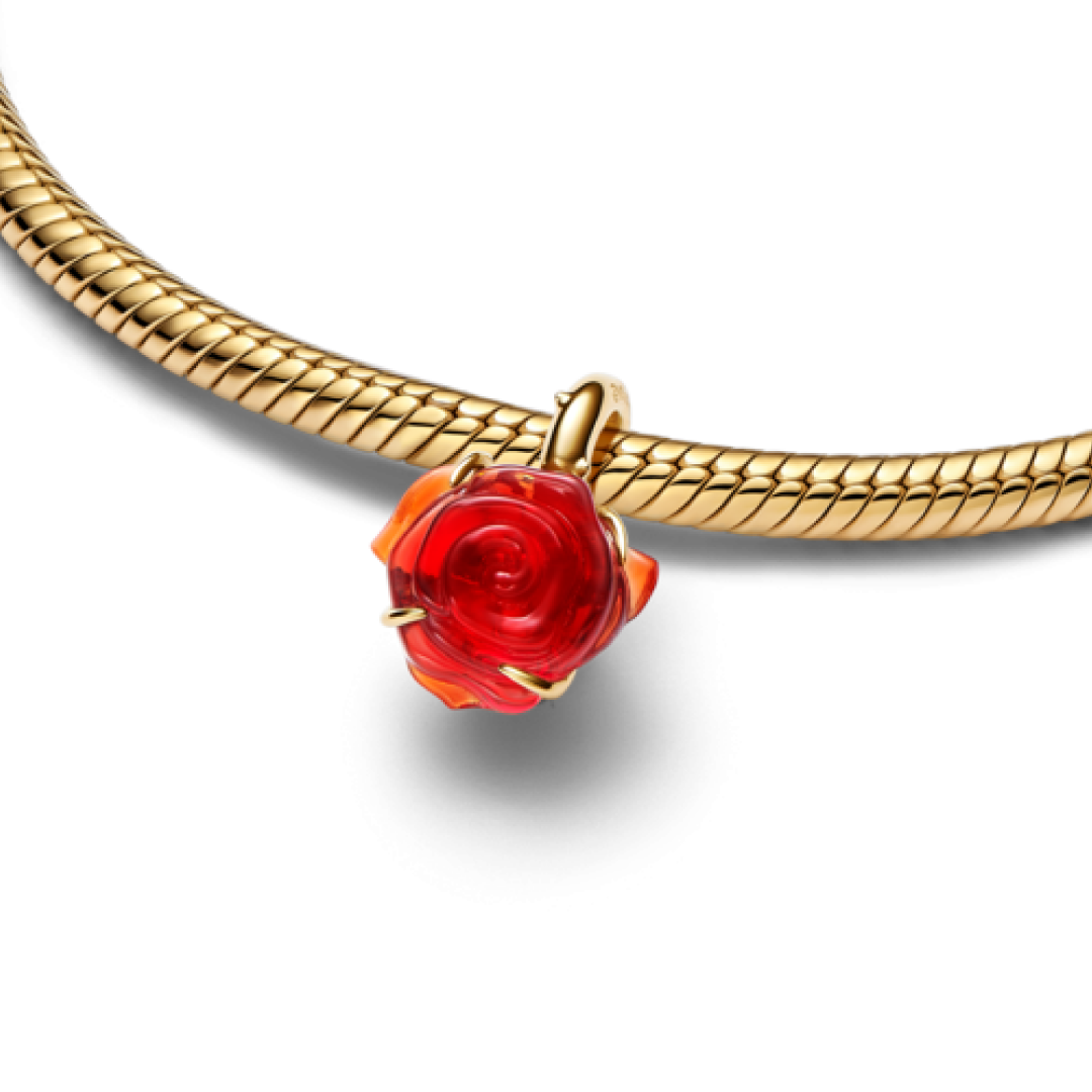 A Bela e o Monstro Rosa Charm