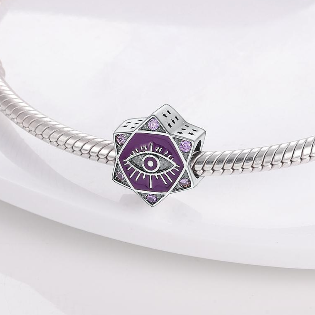 Estrela Roxa Olho turco Charm
