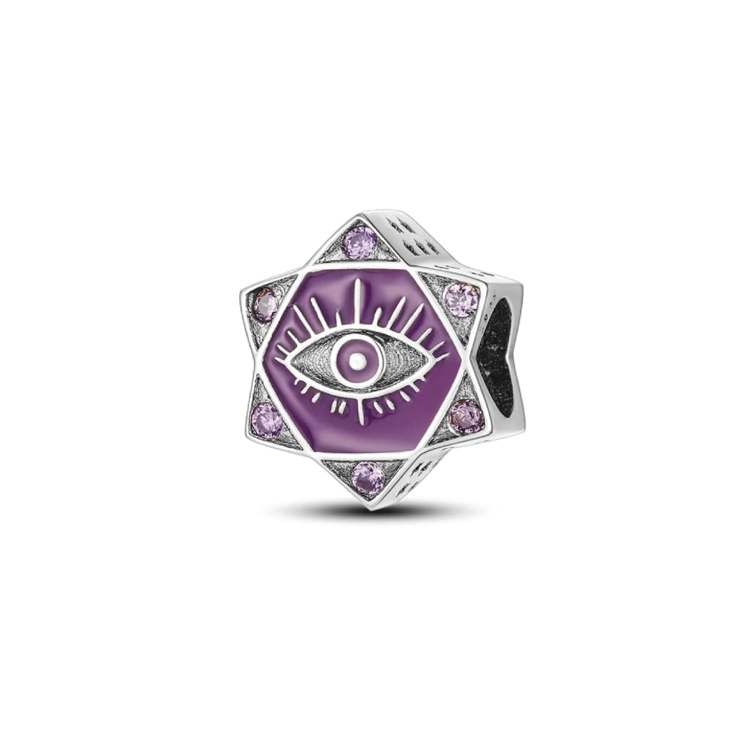 Estrela Roxa Olho turco Charm
