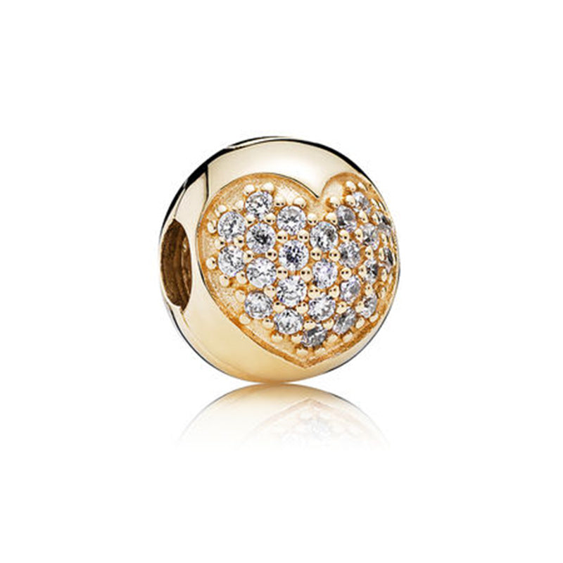 Cheio de charm com bolas de diamante - 3 cores