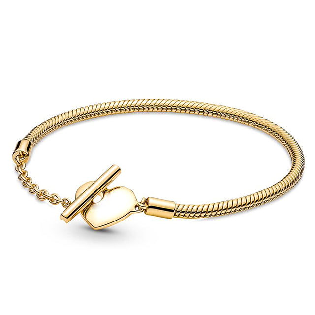 Pulseira com Charm Cadeado do amor
