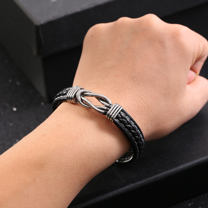 Para o Meu Filho - Amo-te Para Sempre - Pulseira infinita com caixa e cartão de dedicatória